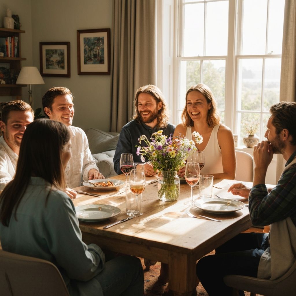 Conversație la masă